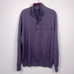 Banana Republic men’s large silk/ linen/ cotton purple sweater